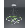 Trio AARON Pendant Light LED matt nickel, 1-light source, Remote control, Colour changer