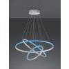 Trio AARON Pendant Light LED matt nickel, 1-light source, Remote control, Colour changer