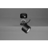 Trio TAURUS Ceiling Light LED black, 2-light sources
