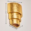 KARATSCHI Wall Light gold, 1-light source