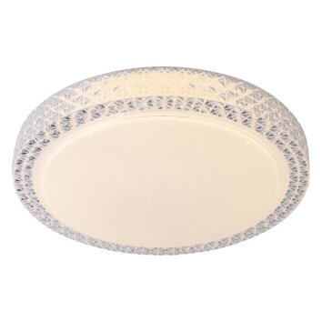 Brilliant BADRIA Ceiling Light LED white, 1-light source, Remote control