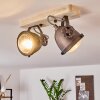 HERFORD Ceiling Light Light wood, 2-light sources