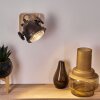 HERFORD Wall Light Light wood, copper, 1-light source