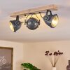 HERFORD Ceiling Light grey, Light wood, 3-light sources