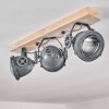 HERFORD Ceiling Light grey, Light wood, 3-light sources