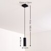Zuoz Pendant Light black, 1-light source
