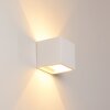 BRASLO Wall Light white, 1-light source