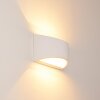 BRASLO Wall Light white, 1-light source