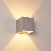 BRASLO Wall Light grey, 1-light source