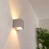 BRASLO Wall Light grey, 1-light source