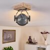 HERFORD Ceiling Light grey, Light wood, 1-light source