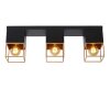 Ceiling Light Lucide RIXT black, 3-light sources