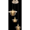 Globo NEVIS Pendant Light bronze, 3-light sources