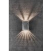 Nordlux FOLD Outdoor Wall Light LED brushed steel, 2-light sources