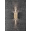 Nordlux FOLD Outdoor Wall Light LED brass, 2-light sources