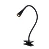 Lucide ZOZY clamp-on light LED black, 1-light source