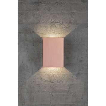 Nordlux FOLD Outdoor Wall Light LED copper, 2-light sources