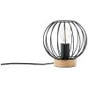 Brilliant SORANA Table lamp Dark wood, black, 1-light source
