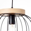 Brilliant SORANA Pendant Light Dark wood, black, 1-light source