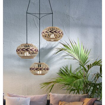 Eglo DONDARRION Pendant Light black, 3-light sources