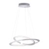 Paul Neuhaus ALESSA Pendant Light LED silver, 2-light sources, Remote control