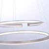 Paul Neuhaus ALESSA Pendant Light LED silver, 2-light sources, Remote control