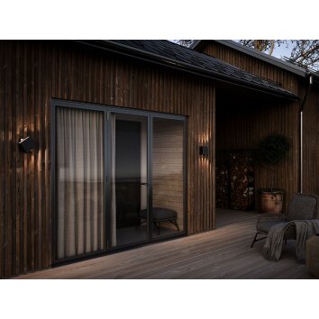 Nordlux TURN Outdoor Wall Light LED black, 1-light source