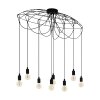 Eglo HOGSMILL Pendant Light black, 8-light sources