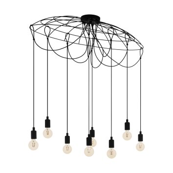 Eglo HOGSMILL Pendant Light black, 8-light sources