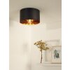 Lucide ZIDANE Ceiling Light black, 1-light source