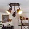 PRESA Ceiling Light bronze, cream, 3-light sources