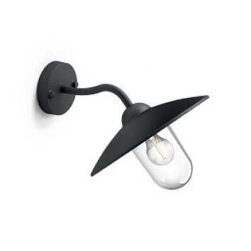 Philips HAMMOCK Outdoor Wall Light black, 1-light source