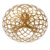Lucide WOLFRAM Ceiling Light gold, brass, 3-light sources