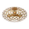 Lucide WOLFRAM Ceiling Light gold, brass, 3-light sources