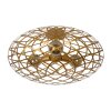 Lucide WOLFRAM Ceiling Light gold, brass, 3-light sources
