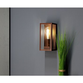 Lutec MONDRIAN Outdoor Wall Light bronze, 1-light source