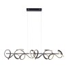 Leuchten-Direkt CURLS Pendant Light LED black, 4-light sources