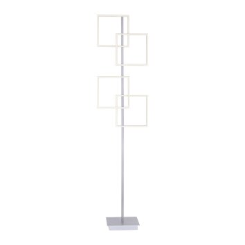 Paul Neuhaus INIGO Floor Lamp LED stainless steel, 4-light sources, Remote control