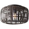 Brilliant WOODROW Ceiling Light Dark wood, black, 1-light source