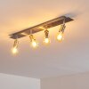 LAGUNITA Ceiling Light matt nickel, 4-light sources