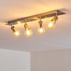 LAGUNITA Ceiling Light matt nickel, 4-light sources