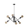 Lucide LESTER Pendant Light black, 6-light sources