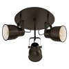 Eglo MITCHLEY Ceiling Light bronze, cream, 3-light sources