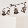 NANLIA Ceiling light grey, silver, 4-light sources