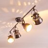 NANLIA Ceiling light grey, silver, 4-light sources