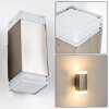 Tibor Outdoor Wall Light LED stainless steel, 2-light sources