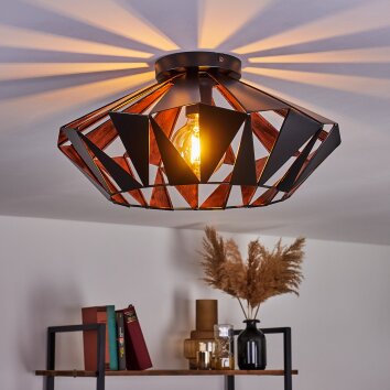CORRALEJO Ceiling Light black, 1-light source