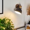 BANJUL Wall Light black, 1-light source