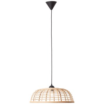 Brilliant CROSSTOWN Pendant Light Light wood, black, 1-light source