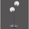Paul Neuhaus WIDOW Table lamp LED matt nickel, black, 2-light sources